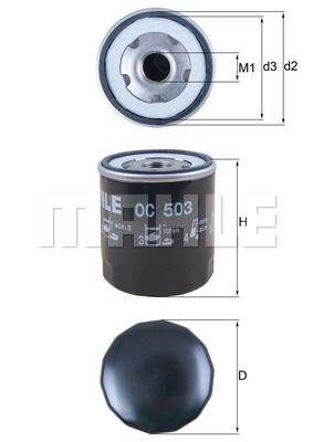 WILMINK GROUP Eļļas filtrs WG1217177